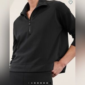 ATHLETA Seasoft Quarter (1/4) zip. Size medium